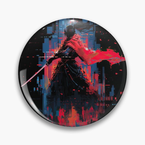 Item preview, Samurai Cyberpunk v1.0: Japanese Folklore Meets Letterpress Style designed and sold by 999Memento.