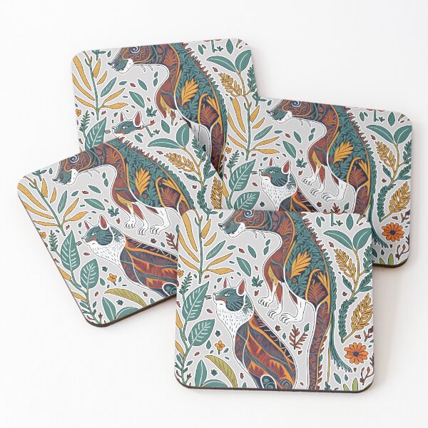 Item preview, Mexican Folk art style - Wild animals-018 designed and sold by PornDesigns.