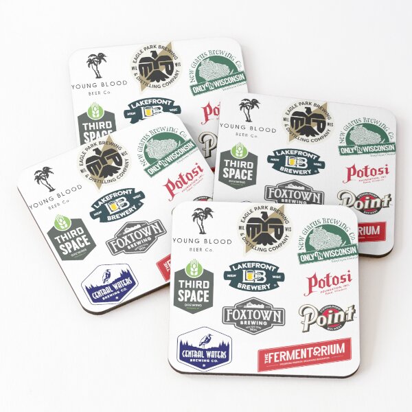 Item preview, Wisconsin beer logo compilation designed and sold by illektra.