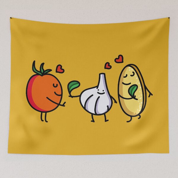 Item preview, Funny Bruschetta Friends (B) designed and sold by spontania.