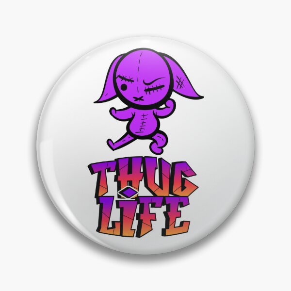 Item preview, Thug Life Cool Purple Bunny designed and sold by Cauteteesnyc.