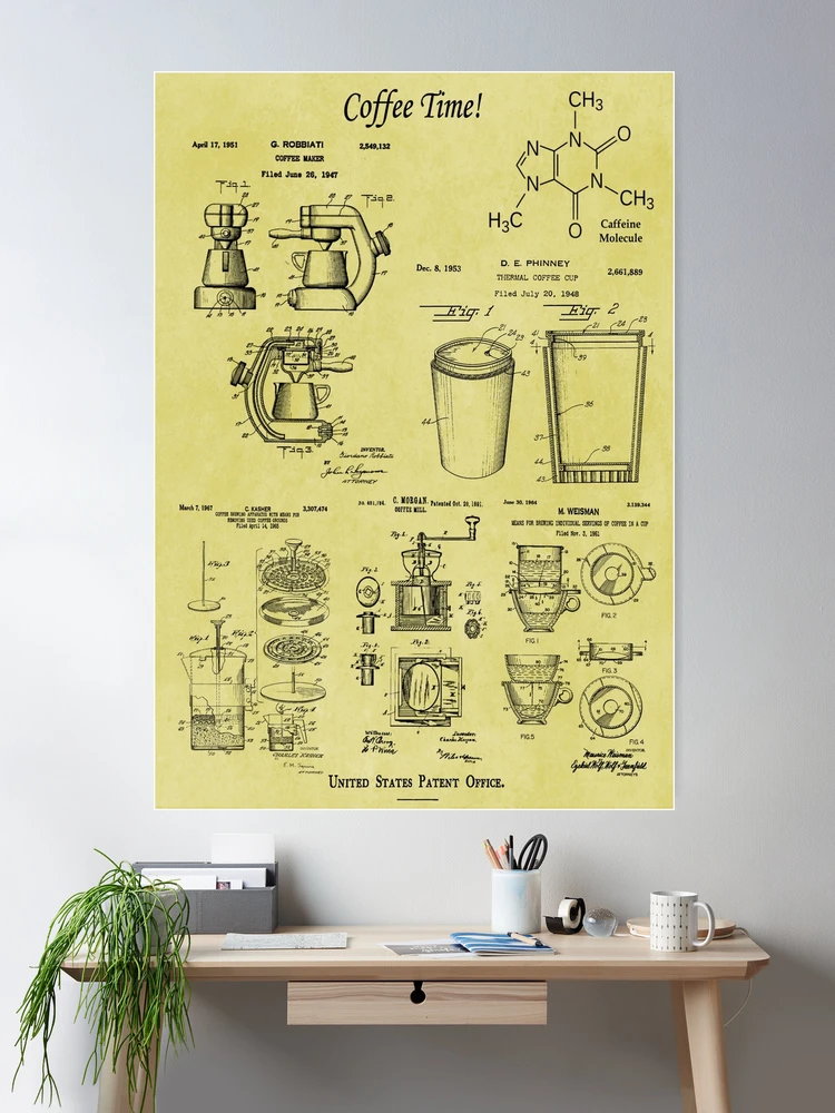 油彩画　coffee time cposter,large,product,750x1000
