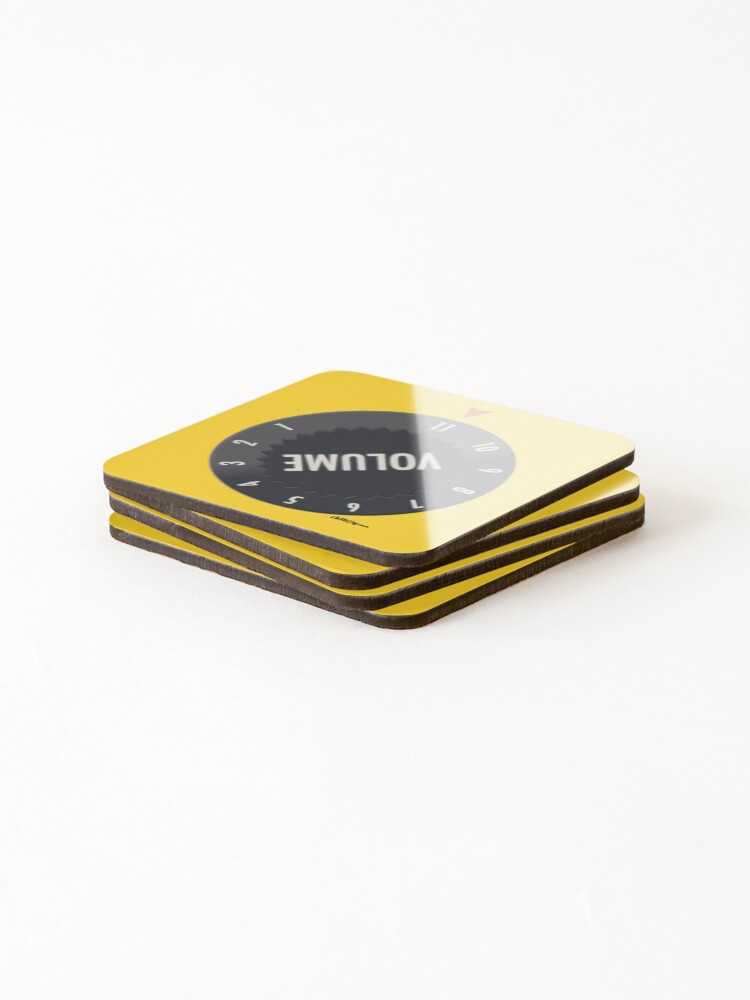 Thumbnail 4 of 5, Coasters (Set of 4), These Go To Eleven designed and sold by RKTBOY.