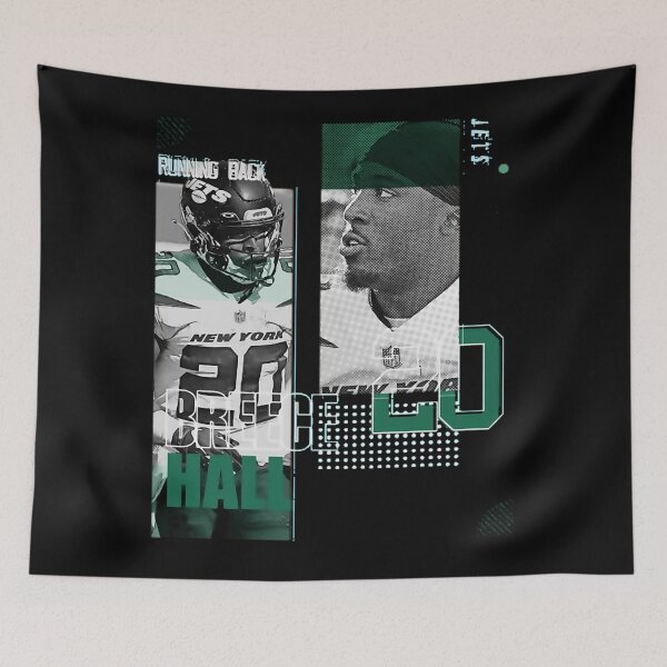 Item preview, Breece sport Hall football Paper  Jets 7 designed and sold by ForbesMode.