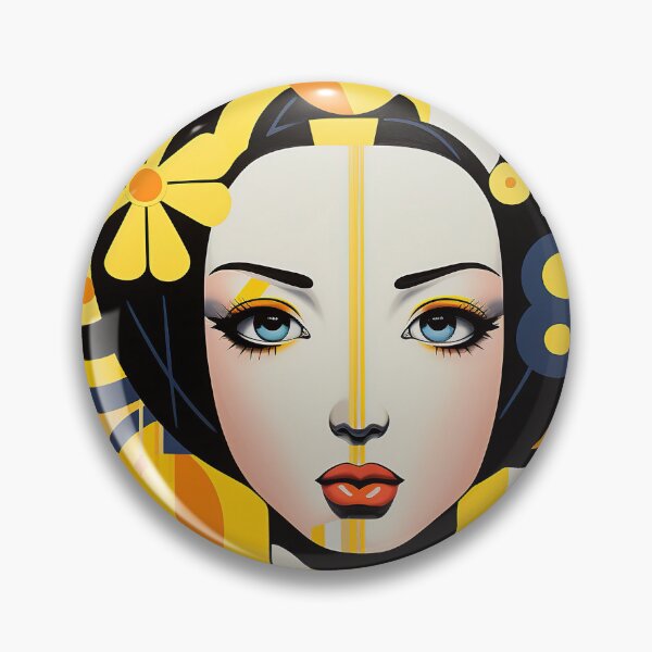 Item preview, Japanese Maiko Abstract Yellow designed and sold by Meeheemaha.