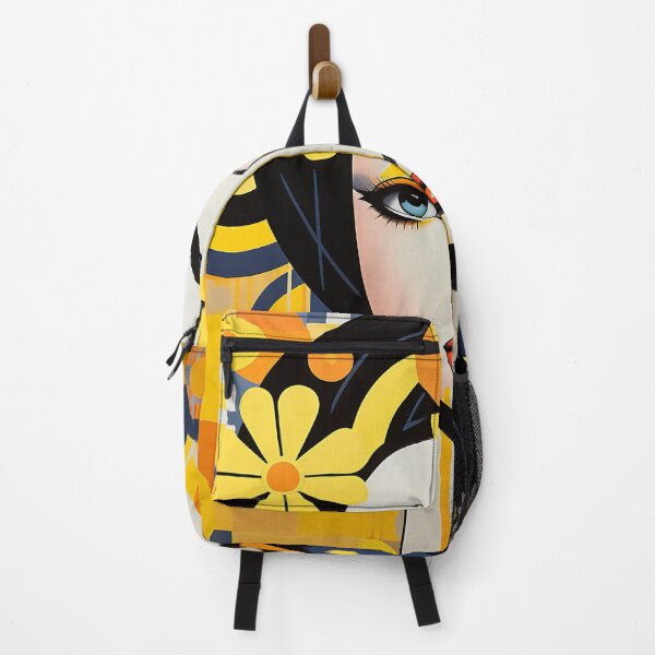 Item preview, Japanese Maiko Abstract Yellow designed and sold by Meeheemaha.