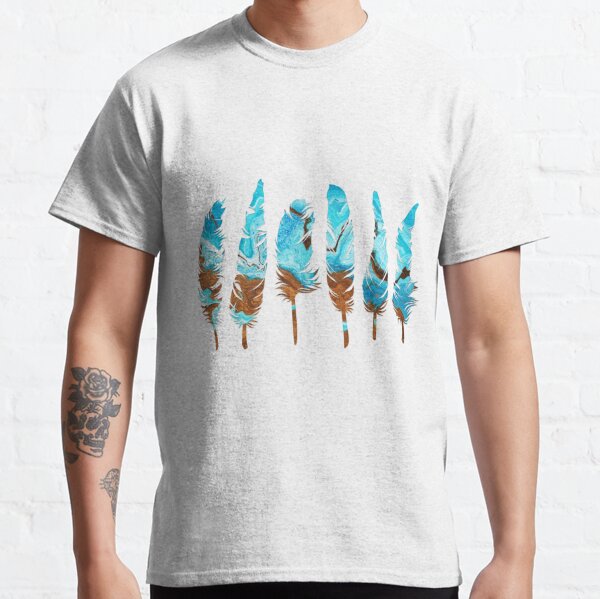 Birds of a Feather: Aqua & Teal Classic T-Shirt