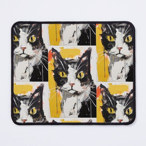 Item preview, Dynamic Cat: Expressive Black and White Graphic designed and sold by Piotrek0001.