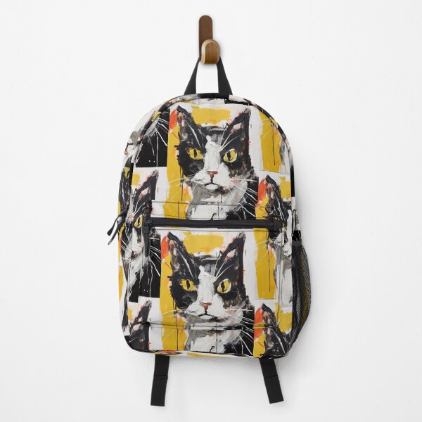 Item preview, Dynamic Cat: Expressive Black and White Graphic designed and sold by Piotrek0001.