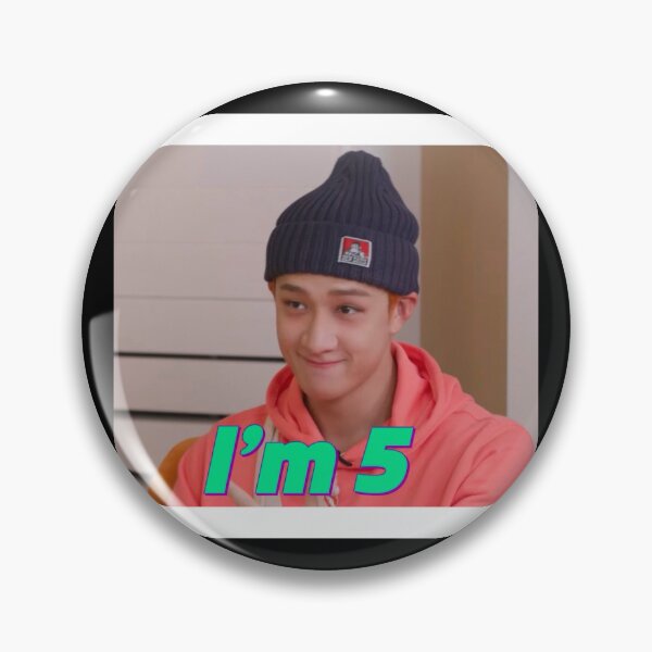 Item preview, Stray kids - I’m foive bangchan meme designed and sold by kitten-minho.
