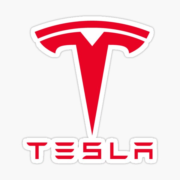 Tesla Elon Musk Signature Sticker 7 Decal / Vinyl / With Tesla Logo