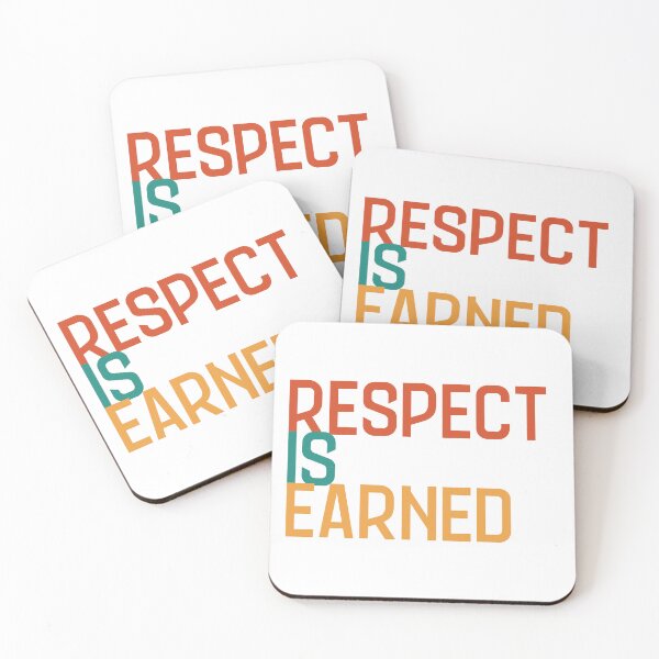Item preview, Respect Is Earned | Slogan tee | Minimalist | Vintage color designed and sold by WycWycCo.