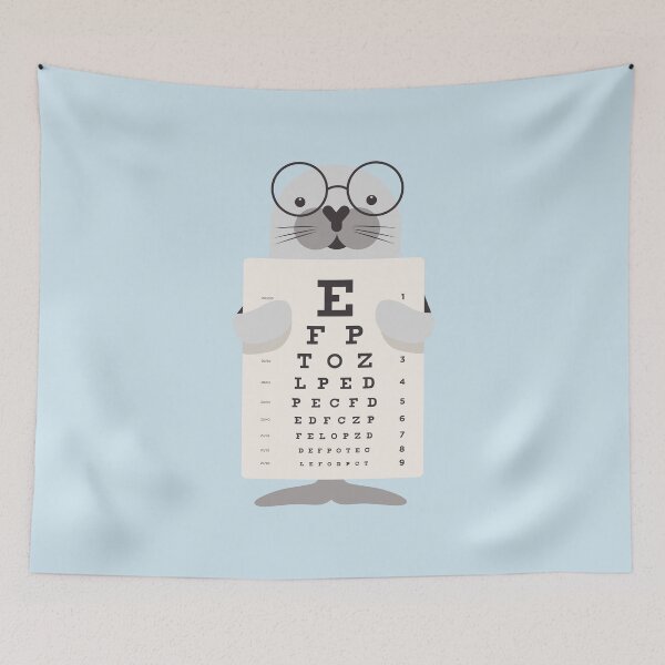 Item preview, Seal eye chart eye test designed and sold by DerSenat.
