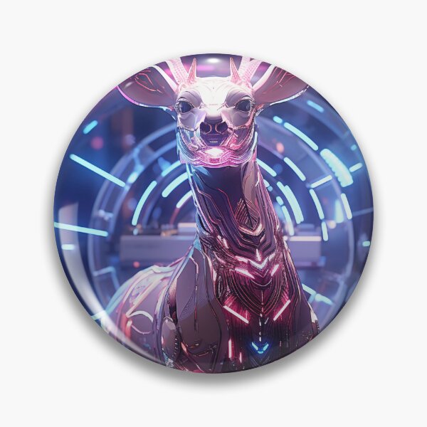 Item preview, Neon cybergoth deer designed and sold by Art91design.