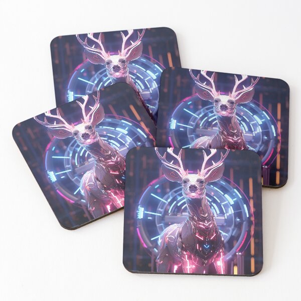 Item preview, Neon cybergoth deer designed and sold by Art91design.