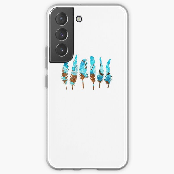 Birds of a Feather: Aqua & Teal Samsung Galaxy Soft Case