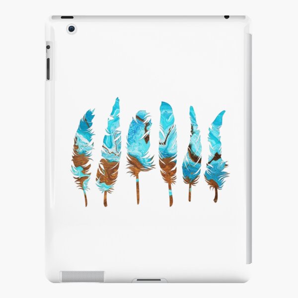 Birds of a Feather: Aqua & Teal iPad Snap Case