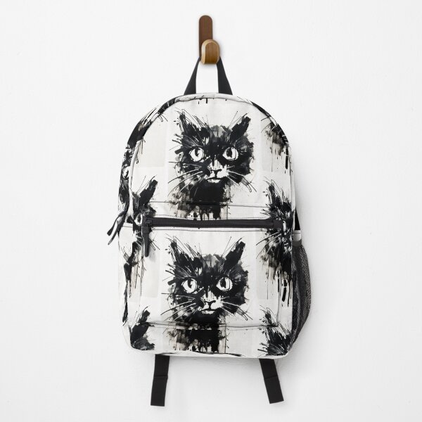 Item preview, Dynamic Cat: Expressive Black and White Graphic designed and sold by Piotrek0001.