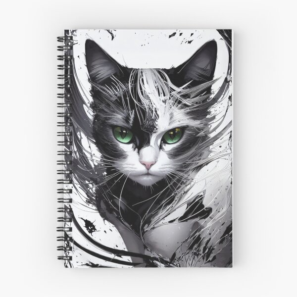 Item preview, Cats in the Moonlight: Mystical Cat Drawing designed and sold by ElegantBySuraj.