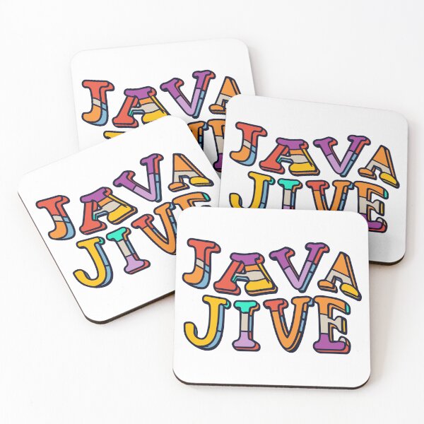 Artikelvorschau, Java Jive Coffee - Kaffee-Popart-Feinschmecker lustig entworfen und verkauft von stickercuffs.
