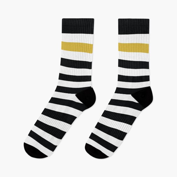 Item preview, Black and mustard horizontal stripes designed and sold by + -.