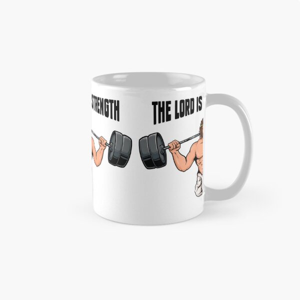 Item preview, The Lord Is My Strength - Christian Bodybuilding designed and sold by ChristlikeMerch.