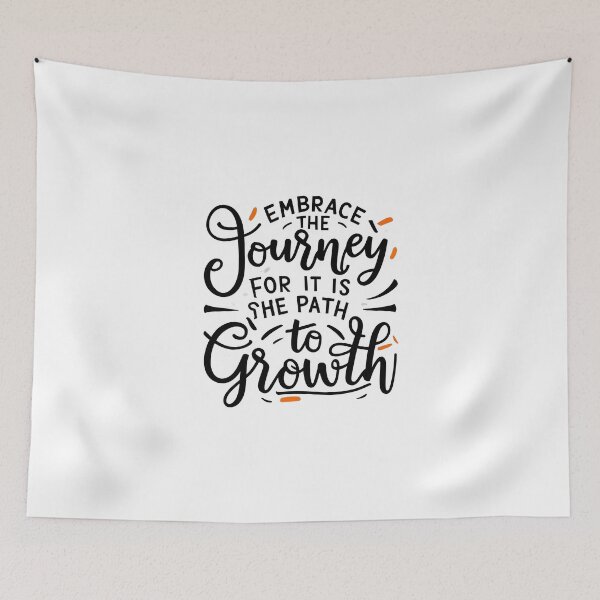 Item preview, Journey to Growth: Embracing the Path with Typography designed and sold by TYPOGraphy-101.