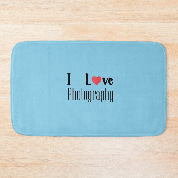 Item preview, I Love Photography - Sky Blue Background designed and sold by Daniel-DL.