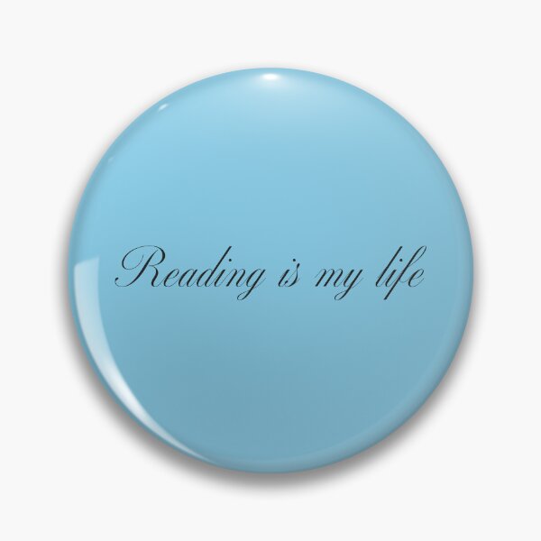 Item preview, Reading is my life - Sky Blue Background designed and sold by Daniel-DL.