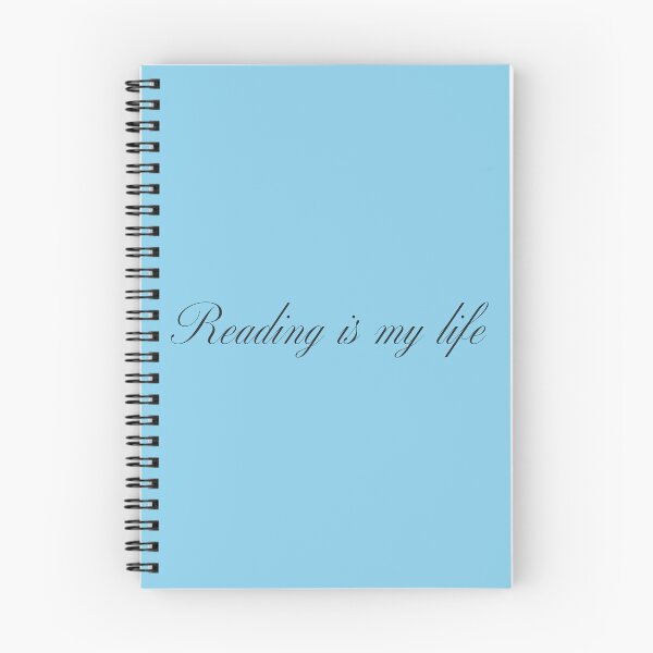 Item preview, Reading is my life - Sky Blue Background designed and sold by Daniel-DL.