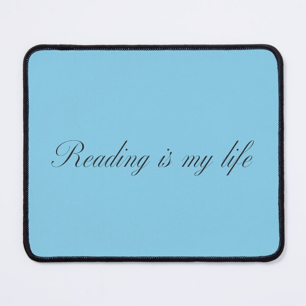 Item preview, Reading is my life - Sky Blue Background designed and sold by Daniel-DL.