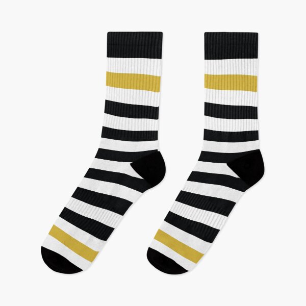 Item preview, Black and mustard horizontal stripes designed and sold by + -.