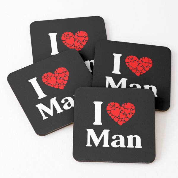 Item preview, Man Heart - I Love Man designed and sold by MiraclePitts.