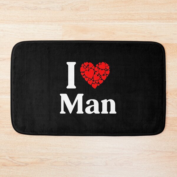 Item preview, Man Heart - I Love Man designed and sold by MiraclePitts.