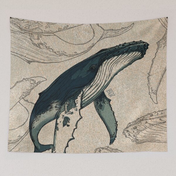 Item preview, Humpback Whale designed and sold by GalloReds.