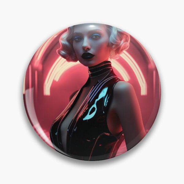 Item preview, Neon cybergoth woman designed and sold by Art91design.