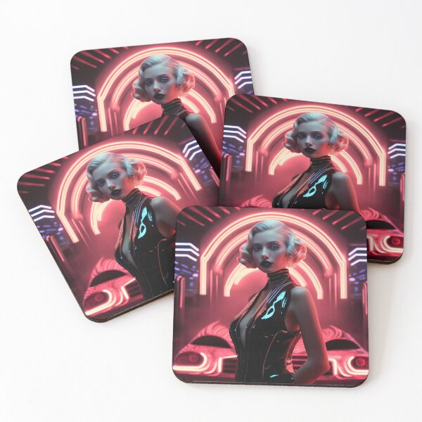 Item preview, Neon cybergoth woman designed and sold by Art91design.