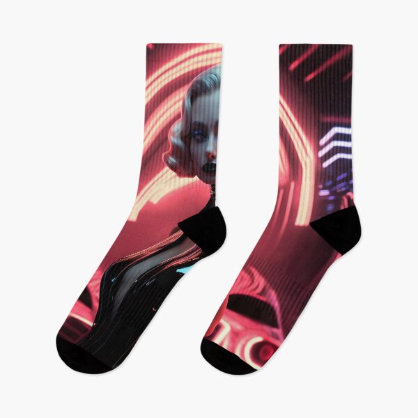 Item preview, Neon cybergoth woman designed and sold by Art91design.