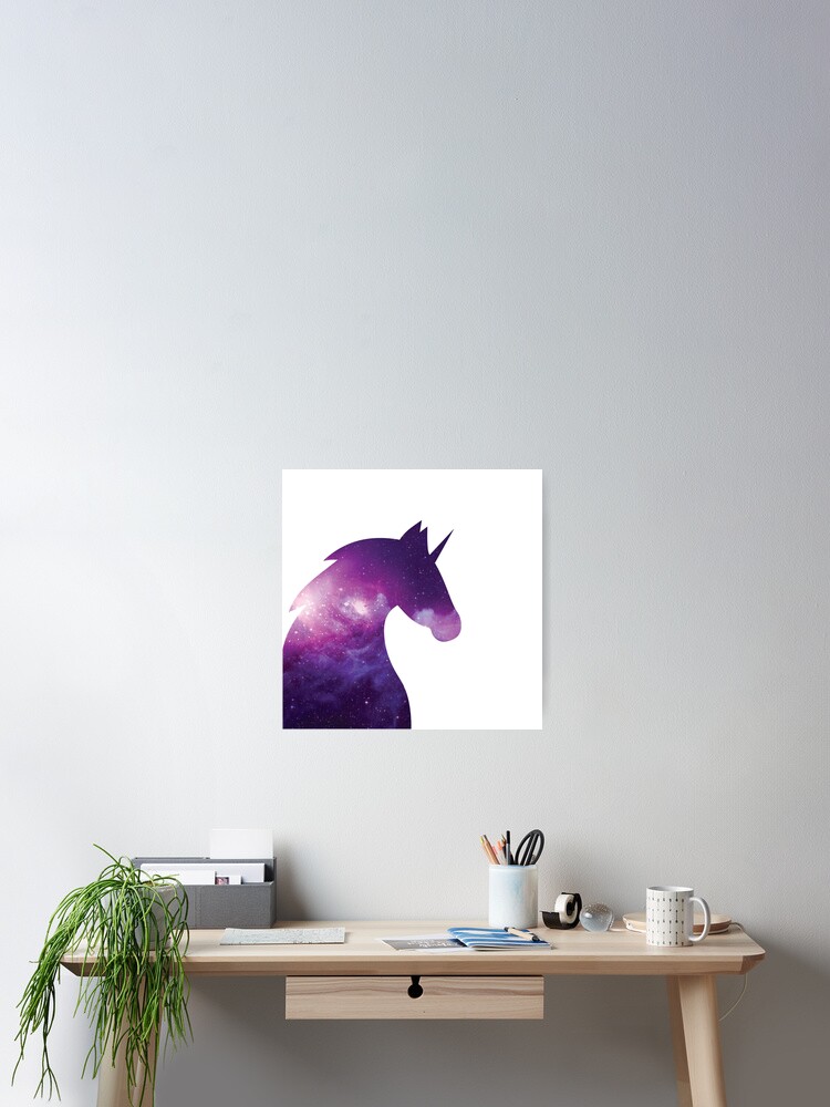 Thumbnail 2 of 3, Poster, unicorn galaxy designed and sold by ADAM18.