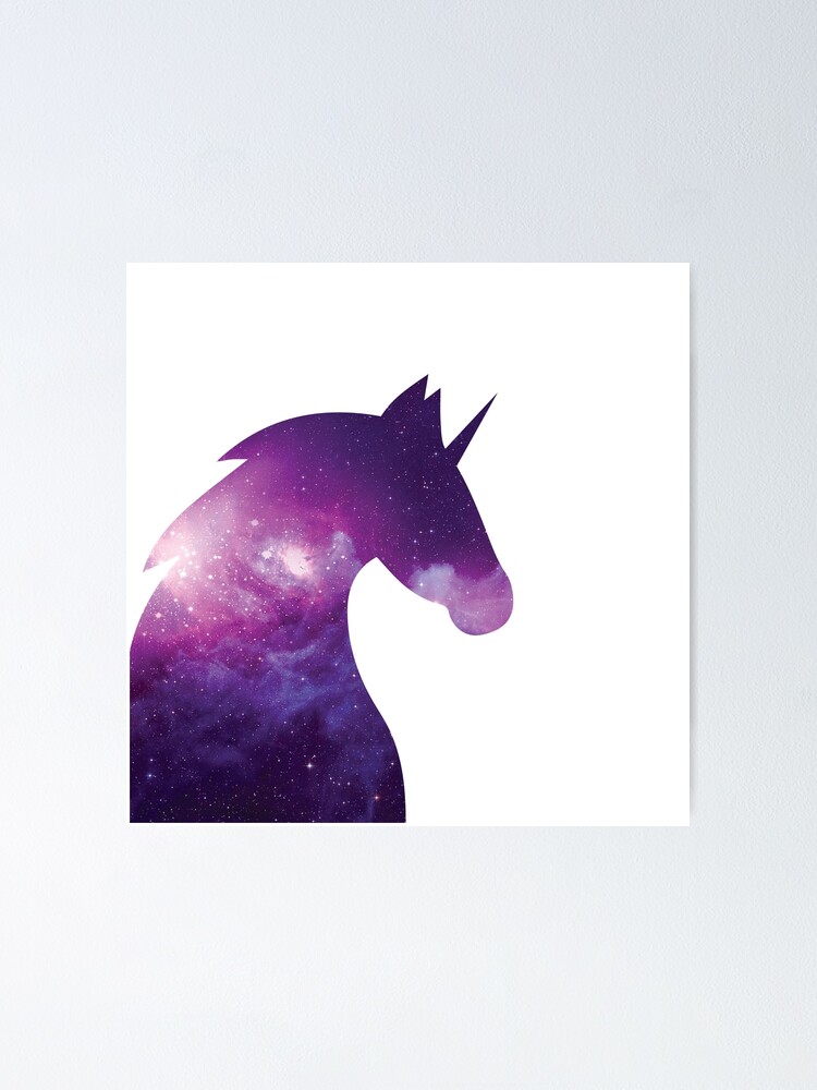 Thumbnail 1 of 3, Poster, unicorn galaxy designed and sold by ADAM18.