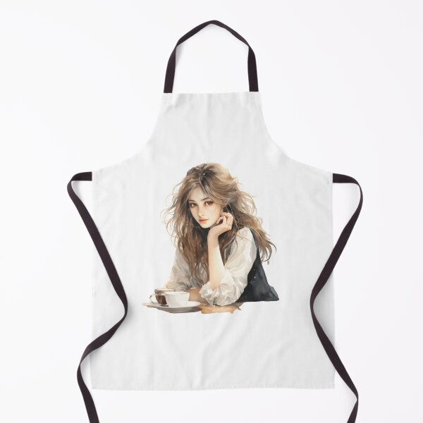 Item preview, girl in coffee shop designed and sold by Lucky-jl.