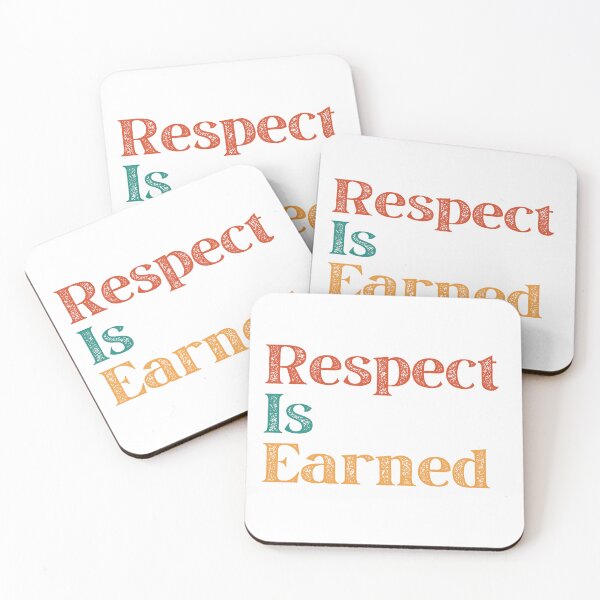 Item preview, Respect Is Earned | Slogan tee | Vintage | Text designed and sold by WycWycCo.