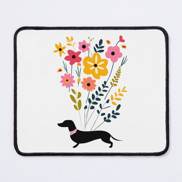 Item preview, Dachshund Flowers designed and sold by Hic21.