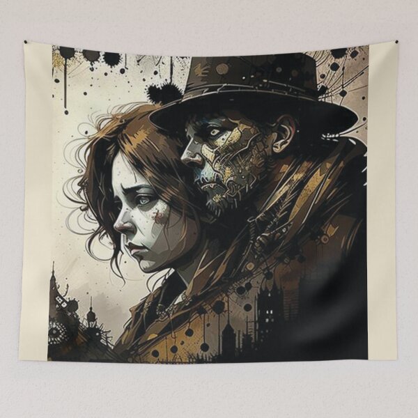 Item preview, Steampunk Love #3 - Sticker and T-Shirt Design designed and sold by MindAsylum.