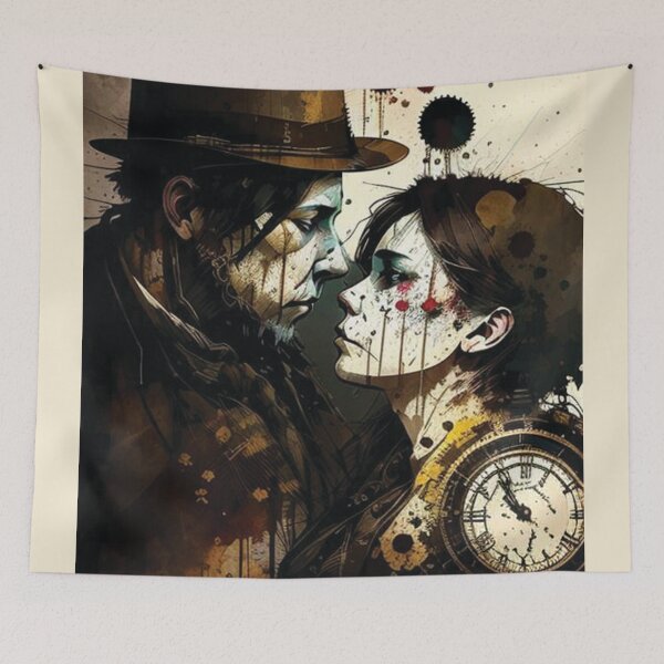 Item preview, Steampunk Love #4 - Sticker and T-Shirt Design designed and sold by MindAsylum.