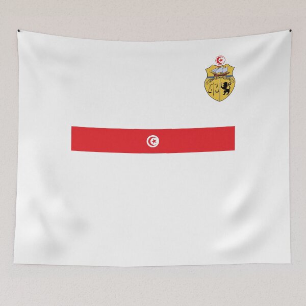 Item preview, Tunisian Flag and Emblem Jersey Style Original designed and sold by merchhost.