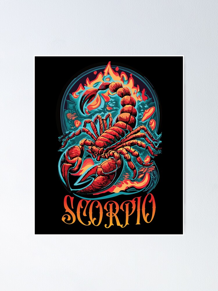 Scorpio Zodiac Sign s Birthday Horoscope Sign Poster