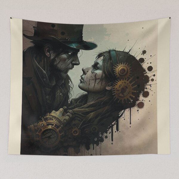 Item preview, Steampunk Love #5 - Sticker and T-Shirt Design designed and sold by MindAsylum.