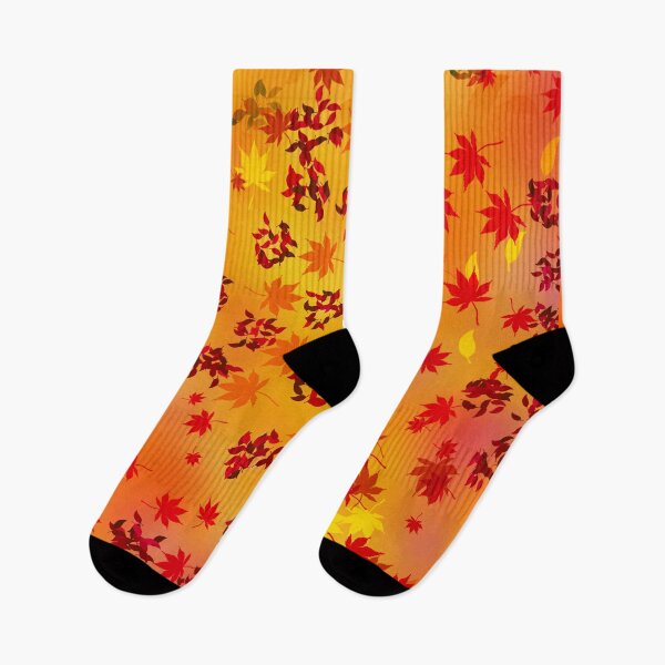 Item preview, Autumn Falling Leaves Pattern with Dreamy Colorful Background designed and sold by PreeTee1.