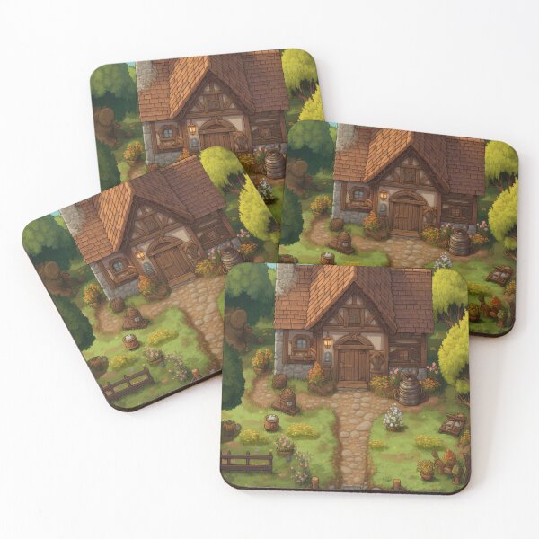 Item preview, Pixel Medieval House designed and sold by VisionDuke.